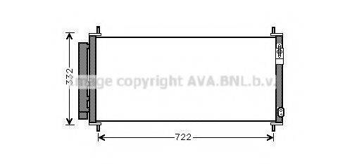 AVA QUALITY COOLING HD5264D Конденсатор, кондиціонер