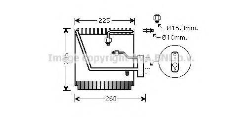 AVA QUALITY COOLING HDV225 Випарник, кондиціонер