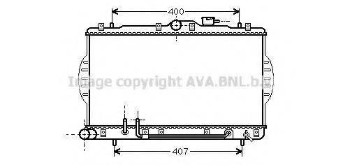 AVA QUALITY COOLING HY2034 Радіатор, охолодження двигуна