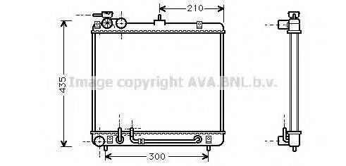 AVA QUALITY COOLING HY2052 Радіатор, охолодження двигуна