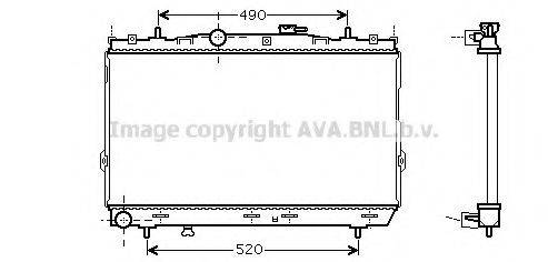 AVA QUALITY COOLING HY2095 Радіатор, охолодження двигуна