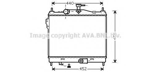 AVA QUALITY COOLING HY2205 Радіатор, охолодження двигуна