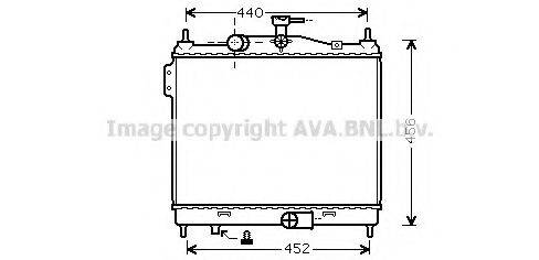 AVA QUALITY COOLING HY2206 Радіатор, охолодження двигуна