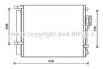 AVA QUALITY COOLING HY5310D Конденсатор, кондиціонер