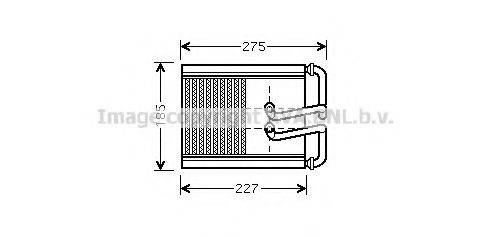 AVA QUALITY COOLING HY6169 Теплообмінник, опалення салону