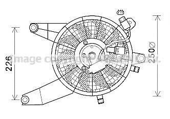 AVA QUALITY COOLING HY7569 Вентилятор, охолодження двигуна