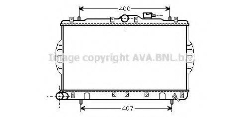 AVA QUALITY COOLING HYA2047 Радіатор, охолодження двигуна