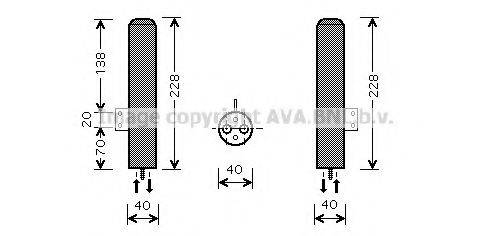 AVA QUALITY COOLING HYD193 Осушувач, кондиціонер