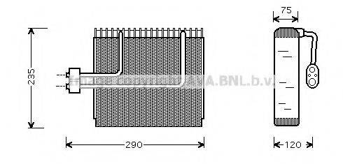 AVA QUALITY COOLING HYV002 Випарник, кондиціонер