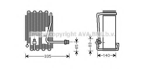 AVA QUALITY COOLING HYV094 Випарник, кондиціонер