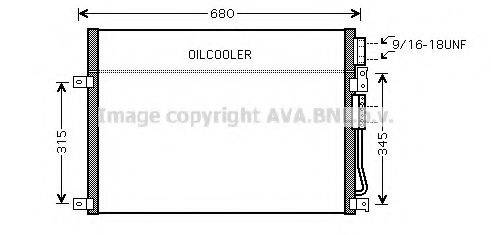 AVA QUALITY COOLING JE5045 Конденсатор, кондиціонер