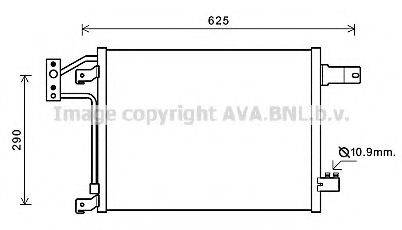 AVA QUALITY COOLING JEA5049 Конденсатор, кондиціонер