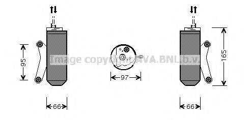 AVA QUALITY COOLING JRD027 Осушувач, кондиціонер