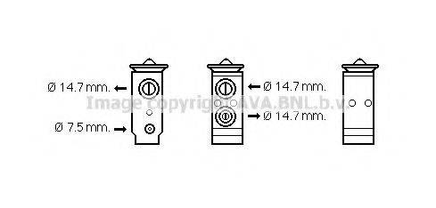 AVA QUALITY COOLING KA1186 Розширювальний клапан, кондиціонер