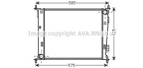 AVA QUALITY COOLING KA2135 Радіатор, охолодження двигуна