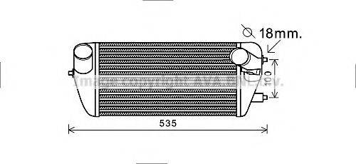 AVA QUALITY COOLING KA4142 Інтеркулер