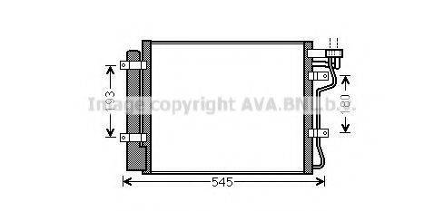 AVA QUALITY COOLING KA5134D Конденсатор, кондиціонер