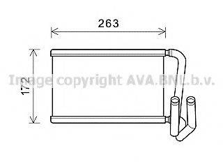 AVA QUALITY COOLING KA6169 Теплообмінник, опалення салону