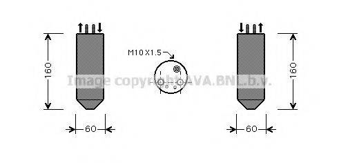 AVA QUALITY COOLING KAD041 Осушувач, кондиціонер