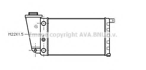 AVA QUALITY COOLING LC2049 Радіатор, охолодження двигуна