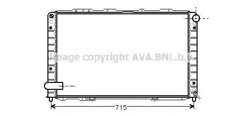 AVA QUALITY COOLING LC2058 Радіатор, охолодження двигуна