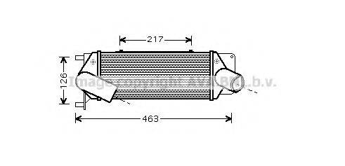 AVA QUALITY COOLING LC4087 Інтеркулер