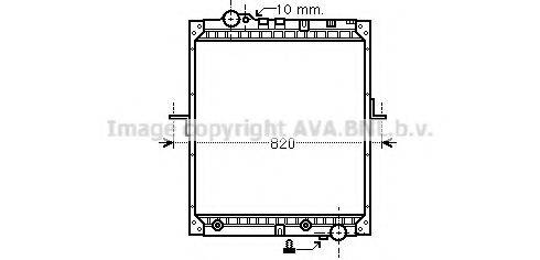 AVA QUALITY COOLING ME2103 Радіатор, охолодження двигуна