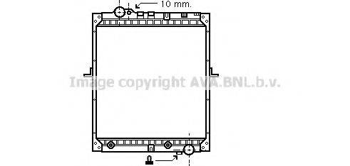 AVA QUALITY COOLING ME2183 Радіатор, охолодження двигуна