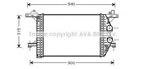 AVA QUALITY COOLING ME4172 Інтеркулер