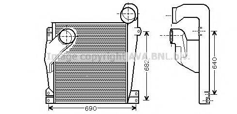 AVA QUALITY COOLING ME4196 Інтеркулер