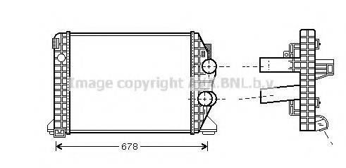 AVA QUALITY COOLING ME4198 Інтеркулер