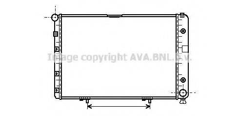 AVA QUALITY COOLING MS2077 Радіатор, охолодження двигуна