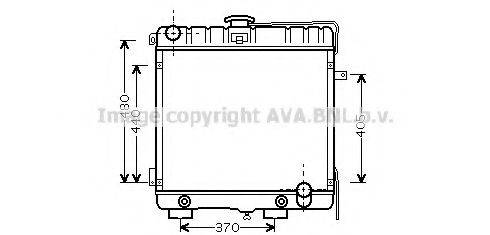 AVA QUALITY COOLING MS2316 Радіатор, охолодження двигуна