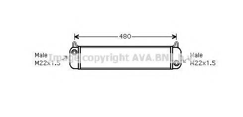 AVA QUALITY COOLING MS3010 масляний радіатор, моторне масло