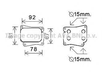 AVA QUALITY COOLING MS3559 масляний радіатор, моторне масло