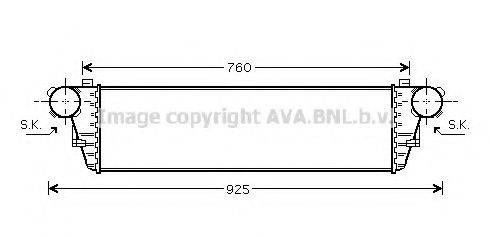 AVA QUALITY COOLING MS4380 Інтеркулер