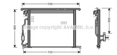 AVA QUALITY COOLING MS5280 Конденсатор, кондиціонер