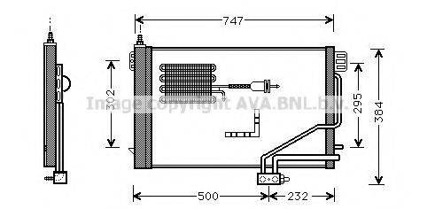 AVA QUALITY COOLING MS5298D Конденсатор, кондиціонер