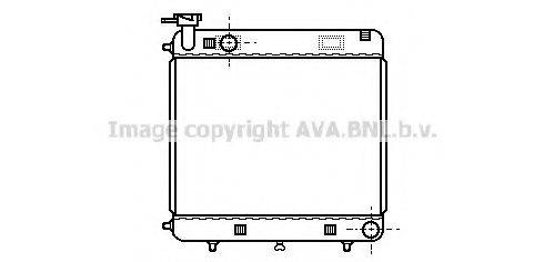 AVA QUALITY COOLING MSA2085 Радіатор, охолодження двигуна