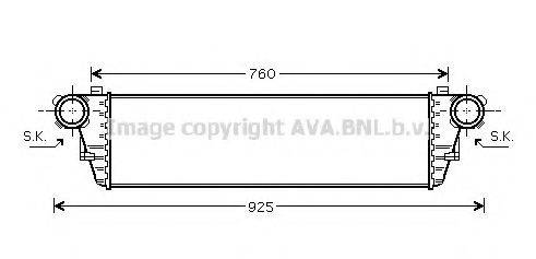 AVA QUALITY COOLING MSA4297 Інтеркулер