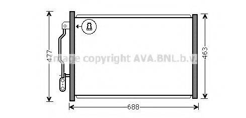 AVA QUALITY COOLING MSA5605 Конденсатор, кондиціонер