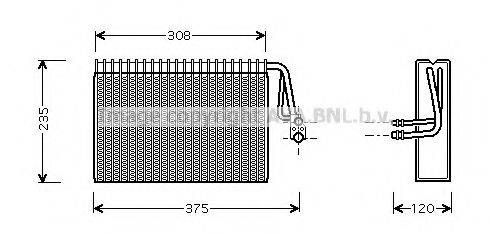 AVA QUALITY COOLING MSV327 Випарник, кондиціонер