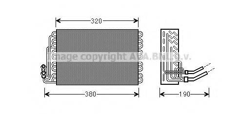 AVA QUALITY COOLING MSV462 Випарник, кондиціонер