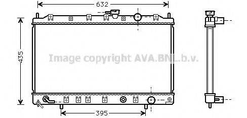 AVA QUALITY COOLING MT2129 Радіатор, охолодження двигуна