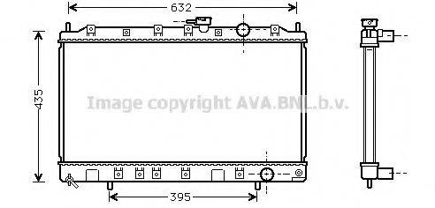 AVA QUALITY COOLING MT2131 Радіатор, охолодження двигуна