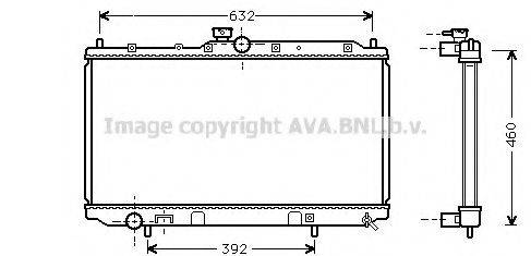 AVA QUALITY COOLING MT2142 Радіатор, охолодження двигуна