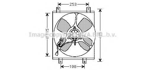 AVA QUALITY COOLING MT7505 Вентилятор, охолодження двигуна