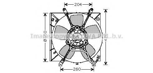 AVA QUALITY COOLING MT7507 Вентилятор, охолодження двигуна