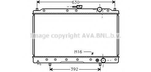 AVA QUALITY COOLING MTA2043 Радіатор, охолодження двигуна