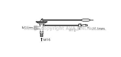 AVA QUALITY COOLING MZ1259 Розширювальний клапан, кондиціонер